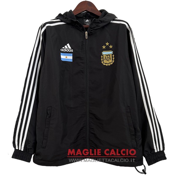 nuova argentina giacca a vento negro bianco 2023