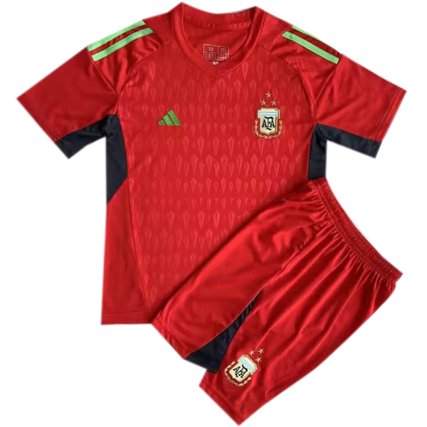 nuova portiere magliette nazionale argentina set completo uomo 2023 rosso