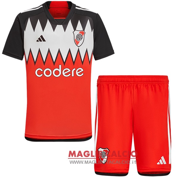 nuova seconda magliette river plate bambino 2023-2024