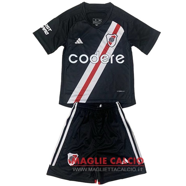 nuova speciale divisione magliette river plate set completo uomo 2023-2024 nero