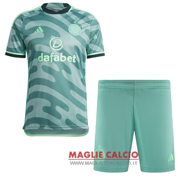 nuova terza divisione magliette celtic set completo uomo 2023-2024