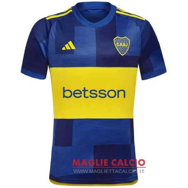 tailandia nuova prima divisione magliette boca juniors 2023-2024 blu giallo