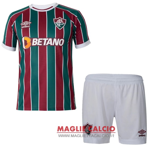 nuova prima maglietta fluminense set completo bambino 2023-2024
