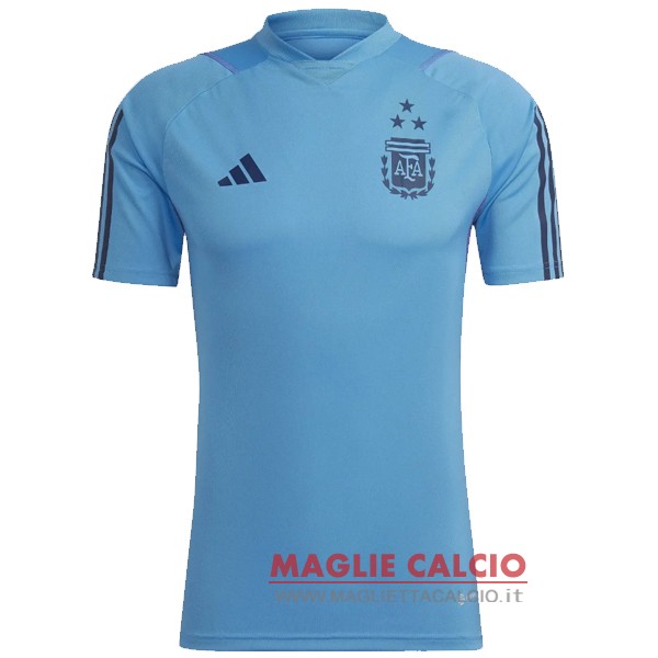 nuova formazione divisione magliette argentina 2023 blu