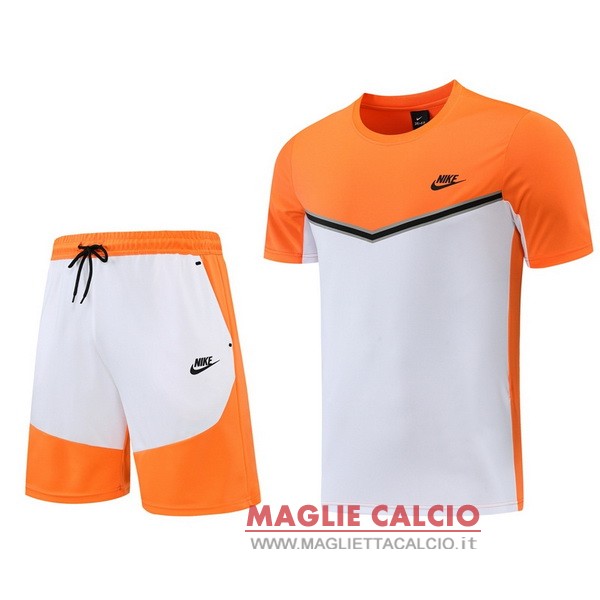 nuova formazione set completo magliette nike 2022-2023 arancione bianco