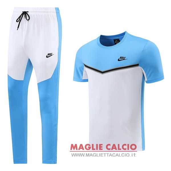 nuova formazione set completo magliette nike 2022-2023 blu I bianco