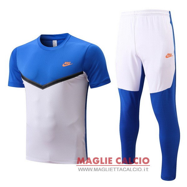 nuova formazione set completo magliette nike 2022-2023 blu II bianco