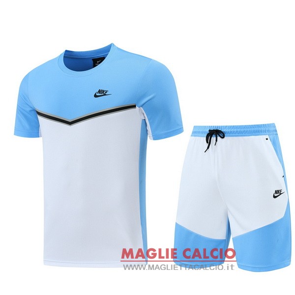 nuova formazione set completo magliette nike 2022-2023 blu bianco