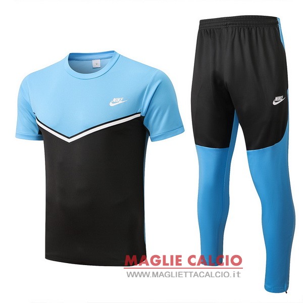 nuova formazione set completo magliette nike 2022-2023 blu nero