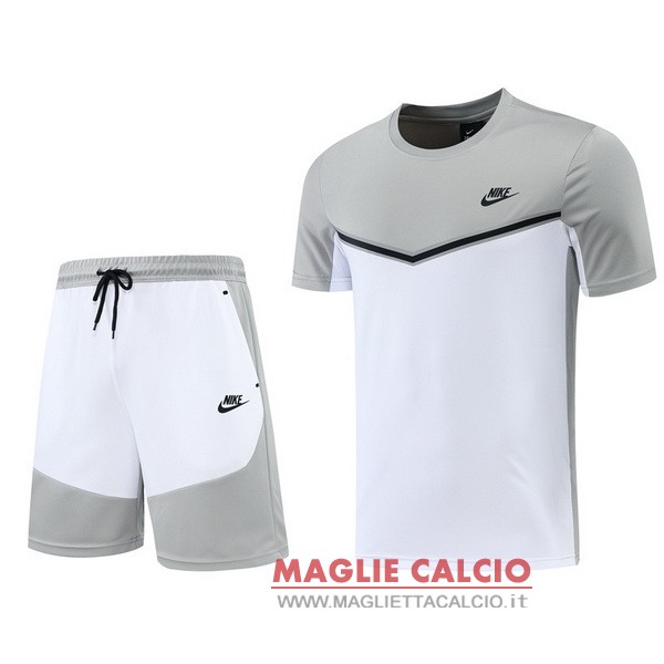 nuova formazione set completo magliette nike 2022-2023 grigio bianco