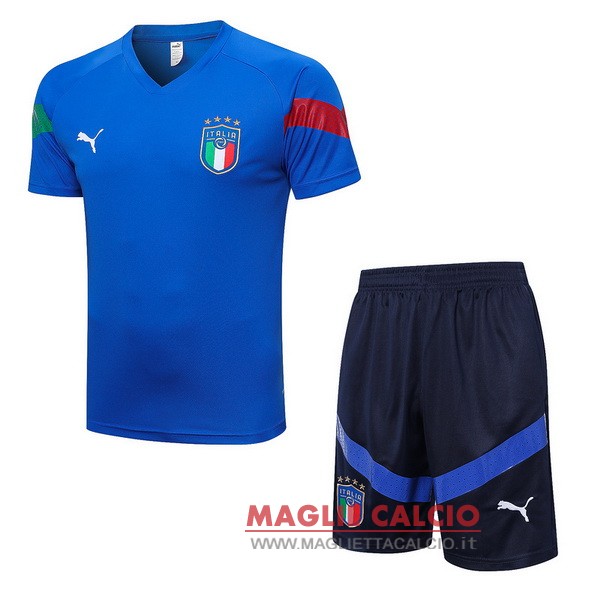 nuova formazione set completo magliette Italia 2022 blu verde