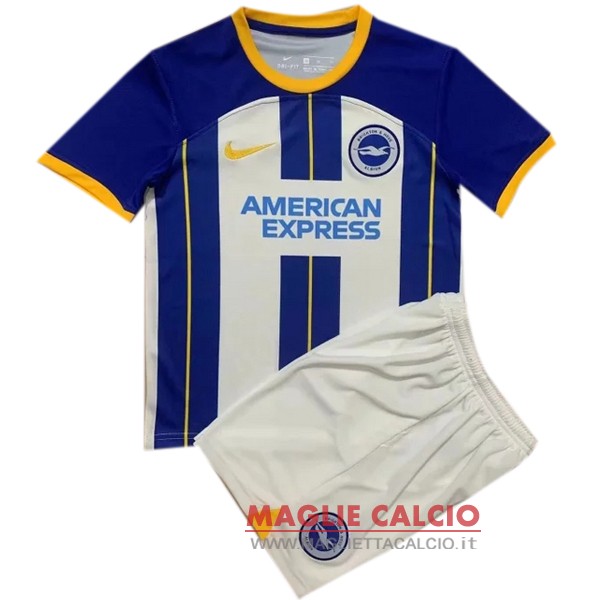 nuova prima magliette brighton set completo bambino 2022-2023