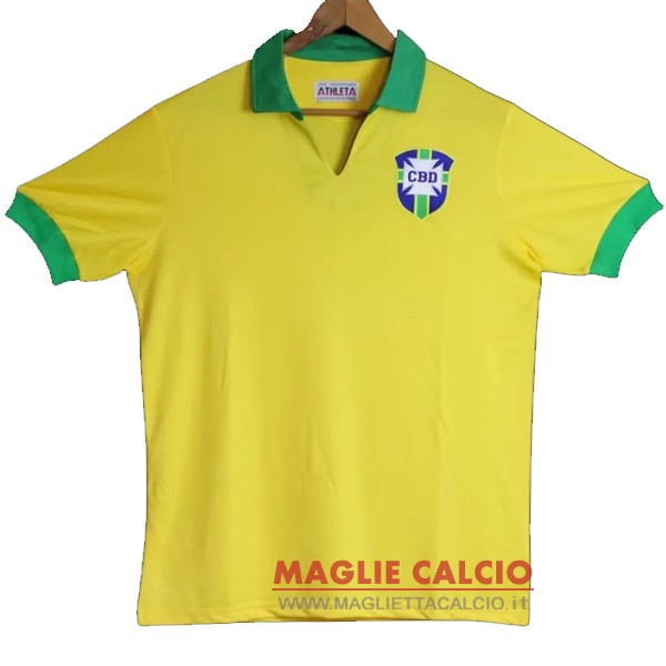 prima magliette nazionale brasile retro 1995 I giallo