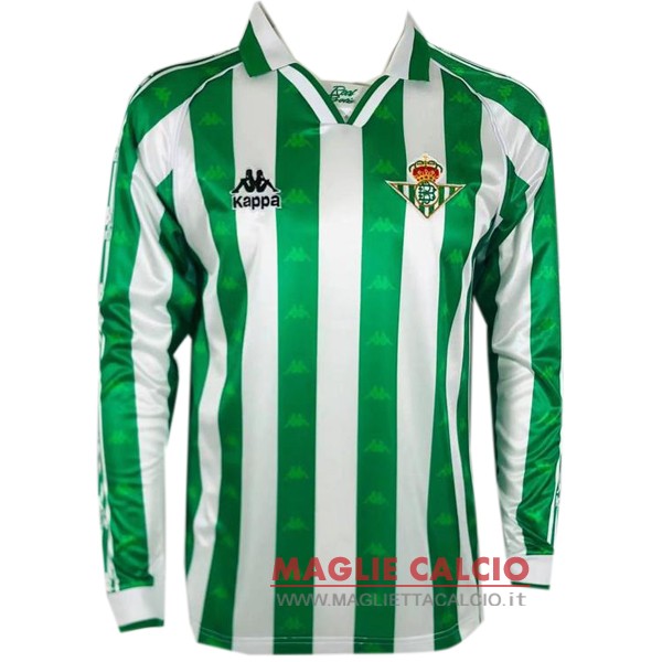 thailandia nuova prima divisione magliette manica lunga real betis retro 1995-1997