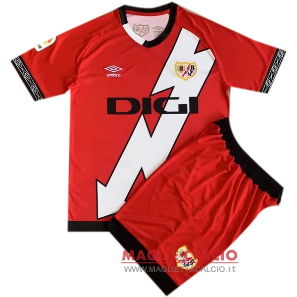 nuova seconda magliette rayo vallecano de madrid set completo bambino 2022-2023