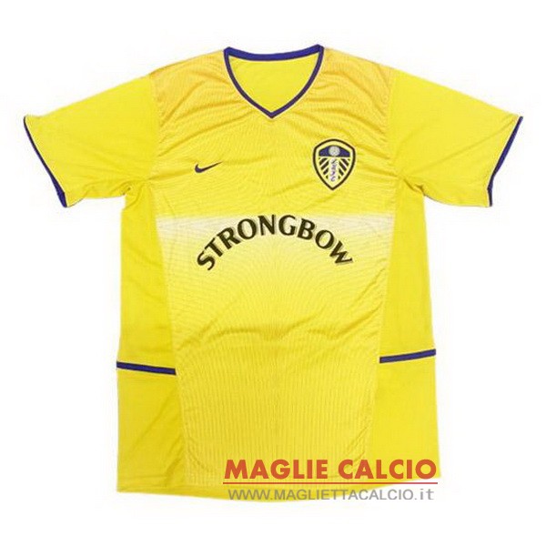 seconda divisione magliette leeds united retro 2002-2003