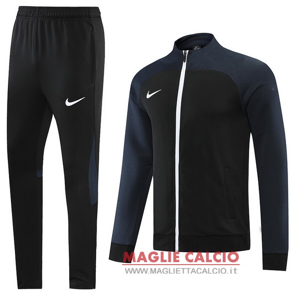 nuova nike insieme completo I nero giacca lunga zip 2022-2023