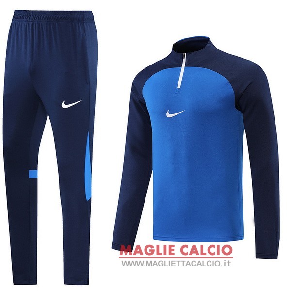 nuova nike insieme completo II blu felpa da allenamento 2022-2023