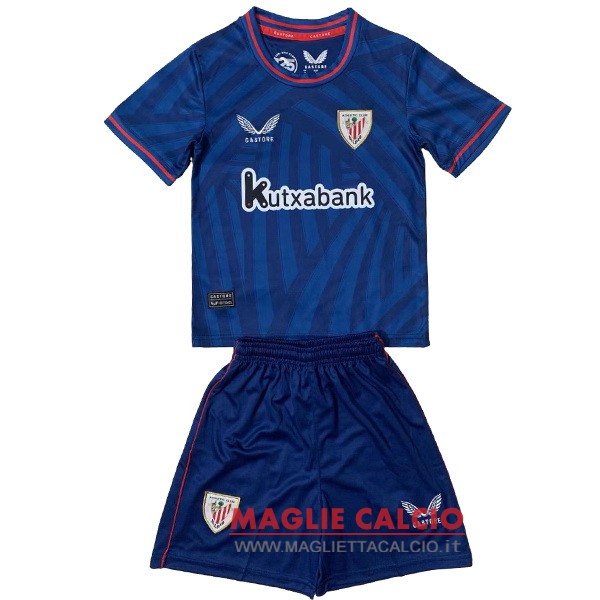 nuova speciale divisione magliette athletic bilbao set completo uomo 2023-2024 blu