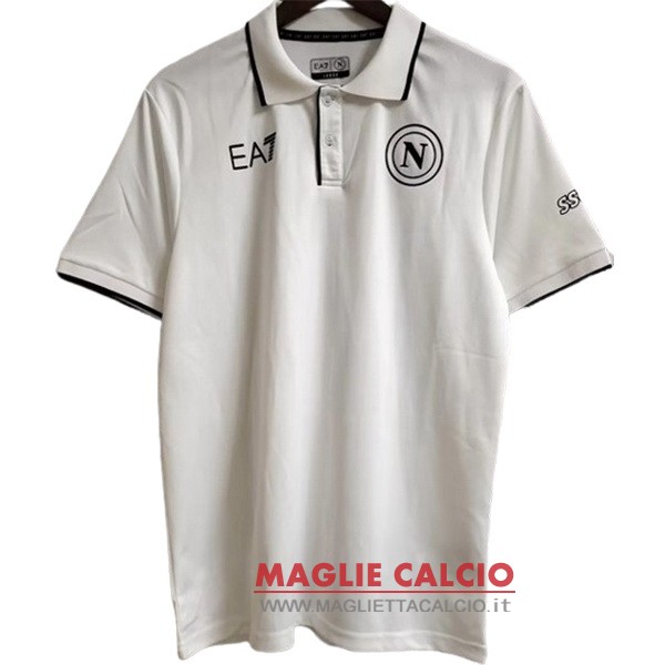 polo maglia sss napoli 2023-2024 i bianco