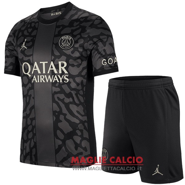 nuova terza divisione magliette set completo uomo paris saint germain 2023-2024