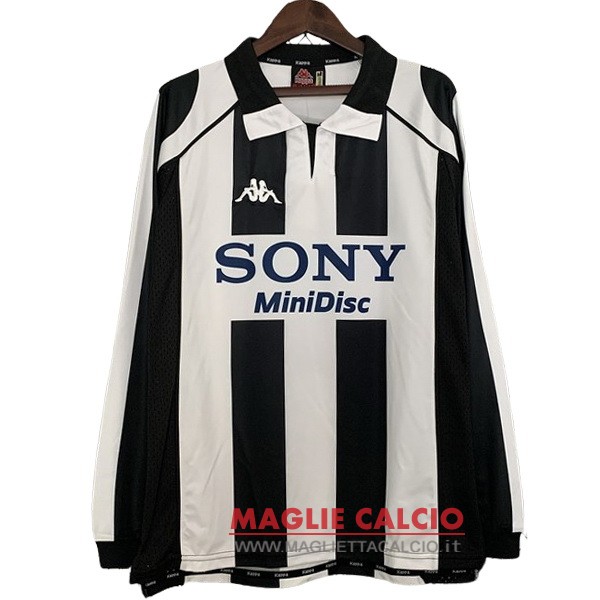 nuova prima magliette manica lunga juventus retro 1997-1998