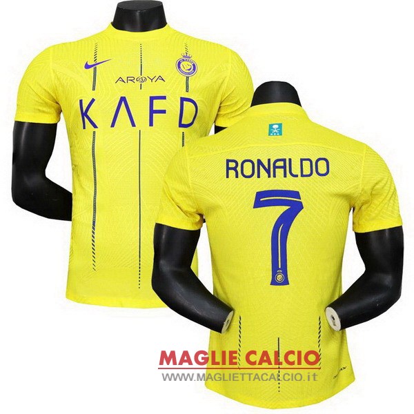 thailandia nuova magliette nazionale Al Nassr FC 2023-24 Ronaldo 7 Prima