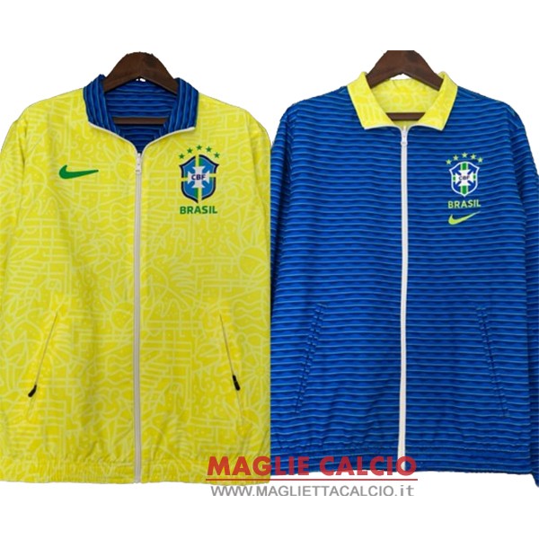 nuova brasil giallo I blu giacca a vento 2023