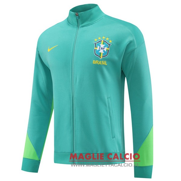nuova brasil I verde giacca lunga zip 2023