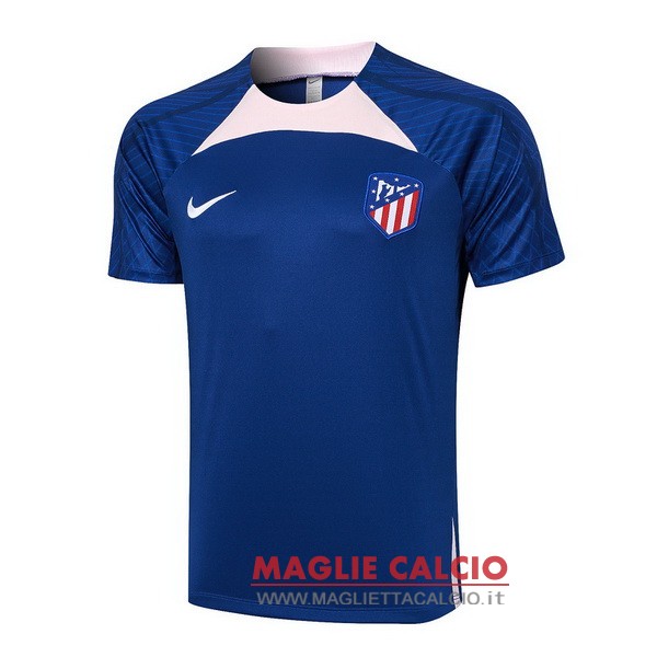 nuova formazione divisione magliette atlético madrid 2023-2024 blu rosa