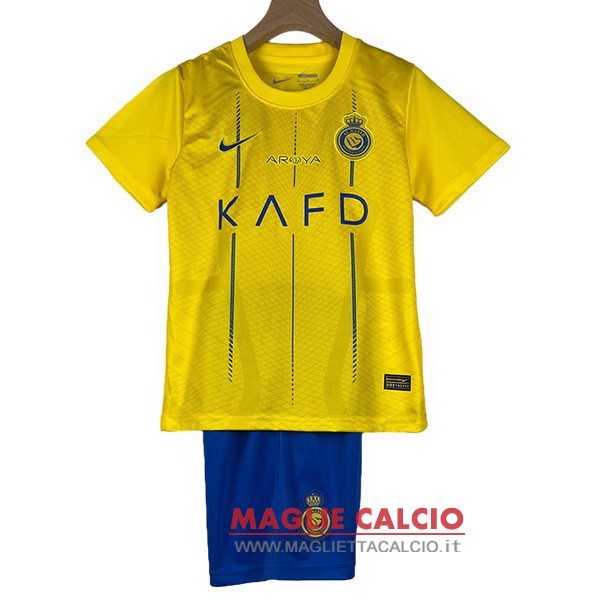 nuova primera magliette al nassr fc set completo bambino 2023-2024