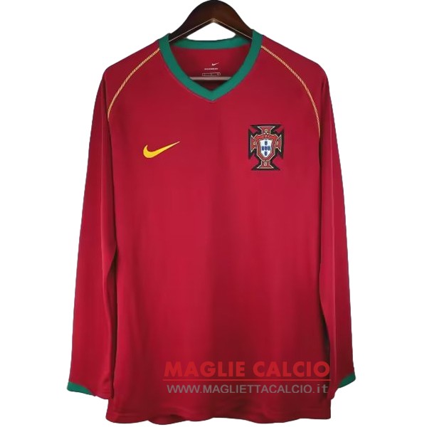 nuova prima divisione magliette manica lunga portogallo retro 2006