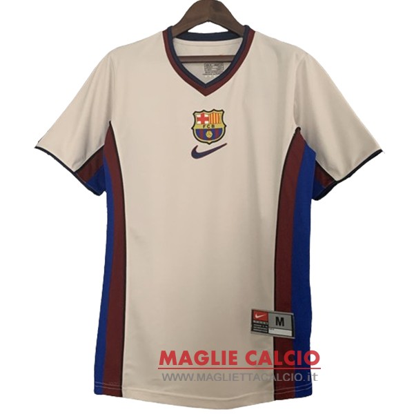 nuova seconda divisione magliette fc barcelona retro 1998-2001