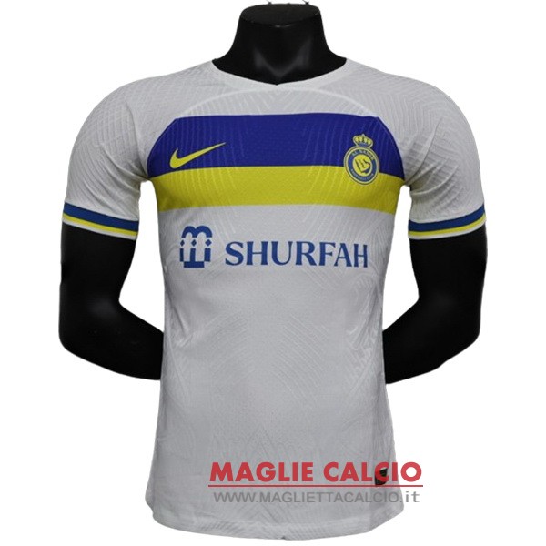 thailandia speciale giocatori divisione magliette Al Nassr FC 2023-2024 bianco