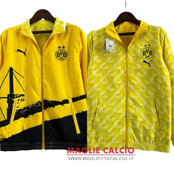 nuova borussia dortmund giallo giacca a vento 2023-2024