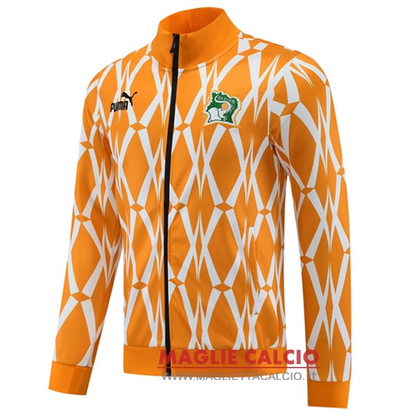 costa de marfil arancione nuova giacca lunga zip2023-2024