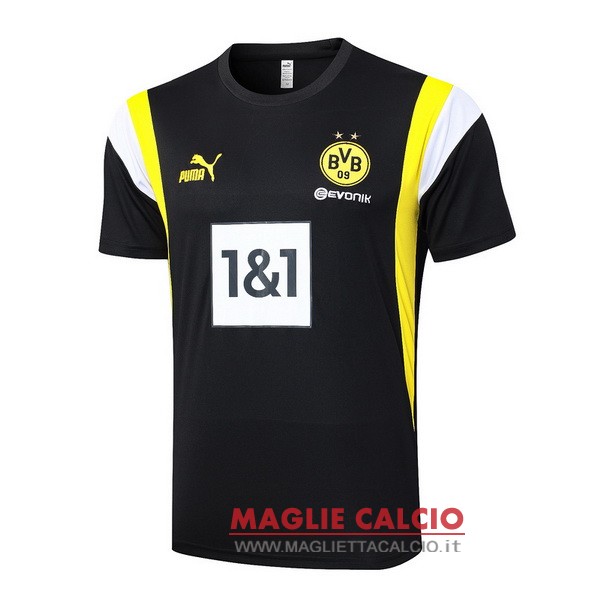 nuova formazione divisione magliette borussia dortmund 2023-2024 nero giallo bianco