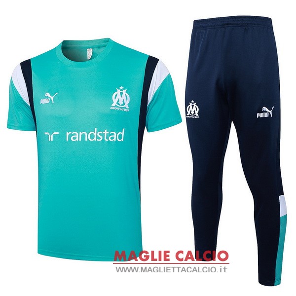 nuova formazione set completo divisione magliette marseille 2023-2024 verde bianco blu