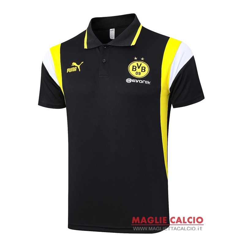 borussia dortmund nero giallo magliette polo nuova 2023-2024