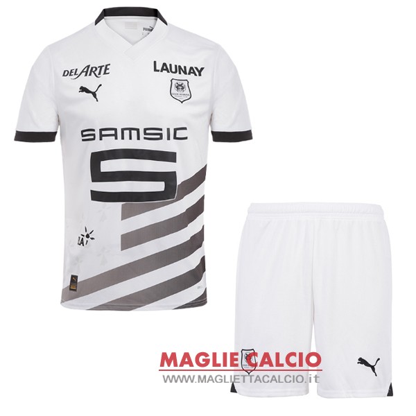 nuova seconda magliette stade rennais set completo bambino 2023-2024