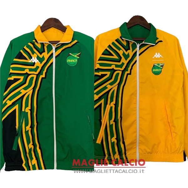 Jamaica verde giallo nuova giacca a vento 2024