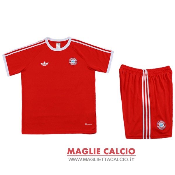 nuova magliette bayern munich formazione set completo 2024-2025 rosso bianco