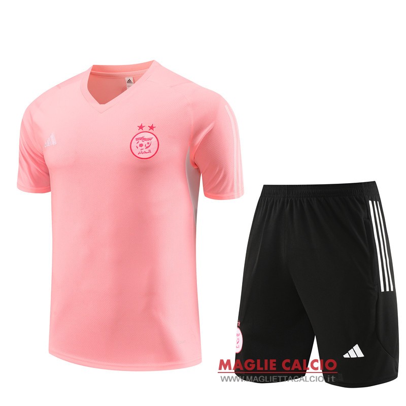 formazione magliette algeria set completo bambino 2023 rosa nero