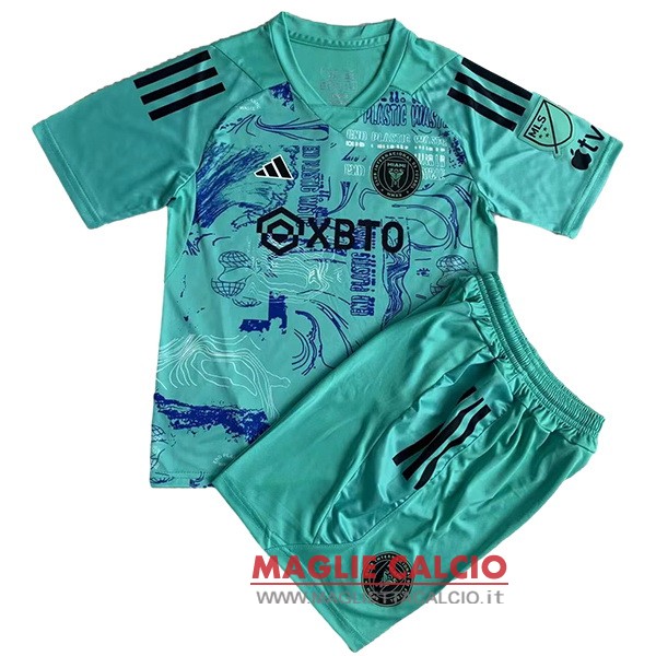 nuova speciale magliette inter miami set completo uomo 2023-2024 blu