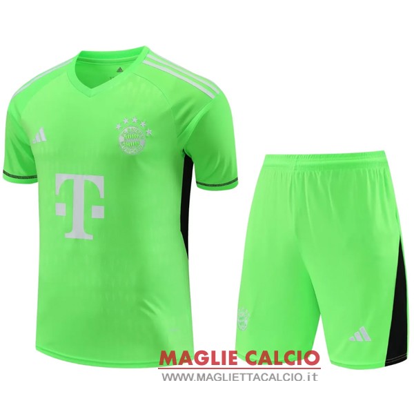 nuova magliette portiere bayern munich set completo uomo 2023-2024 verde I