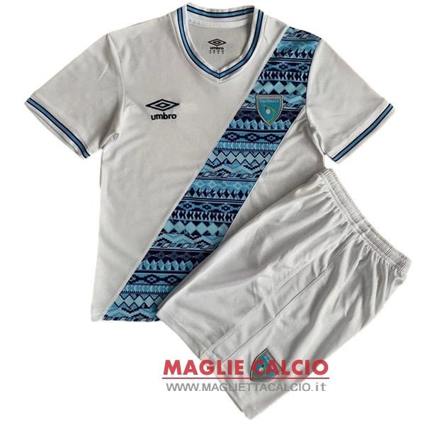 nuova prima maglietta set completo guatemala bambino 2023