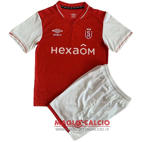 nuova prima magliette stade de reims set completo bambino 2023-2024