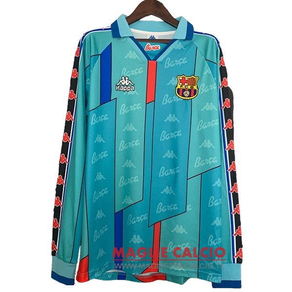 nuova seconda divisione magliette fc barcelona retro 1996-1997