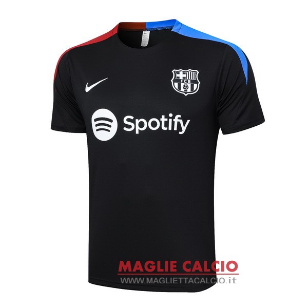 nuova formazione divisione magliette barcelona 2024-2025 nero rosso blu
