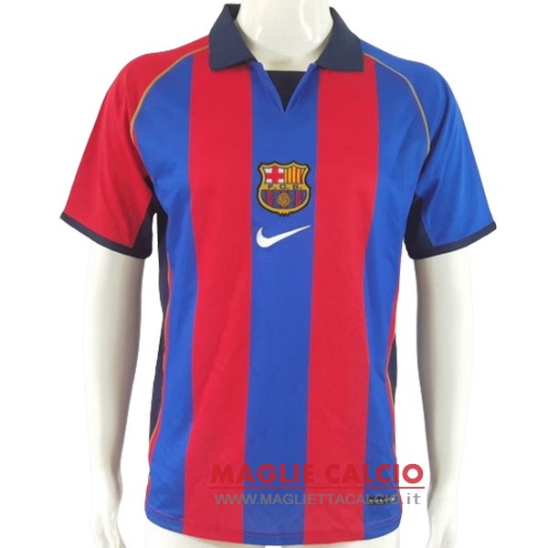nuova prima divisione magliette fc barcelona retro 2001-2002